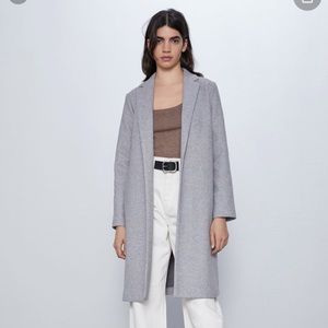 Zara Coat with Lapel